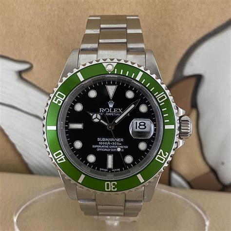 Rolex Submariner Date Ghiera verde Fat Four Mark I 